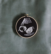 Load image into Gallery viewer, Custom Ultrasound Embroidery Hoop
