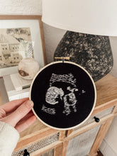 Load image into Gallery viewer, Custom Ultrasound Embroidery Hoop