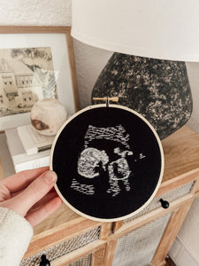 Custom Ultrasound Embroidery Hoop