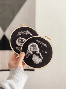 Custom Ultrasound Embroidery Hoop