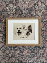 Load image into Gallery viewer, Felt Pet Portrait (Two Pets)