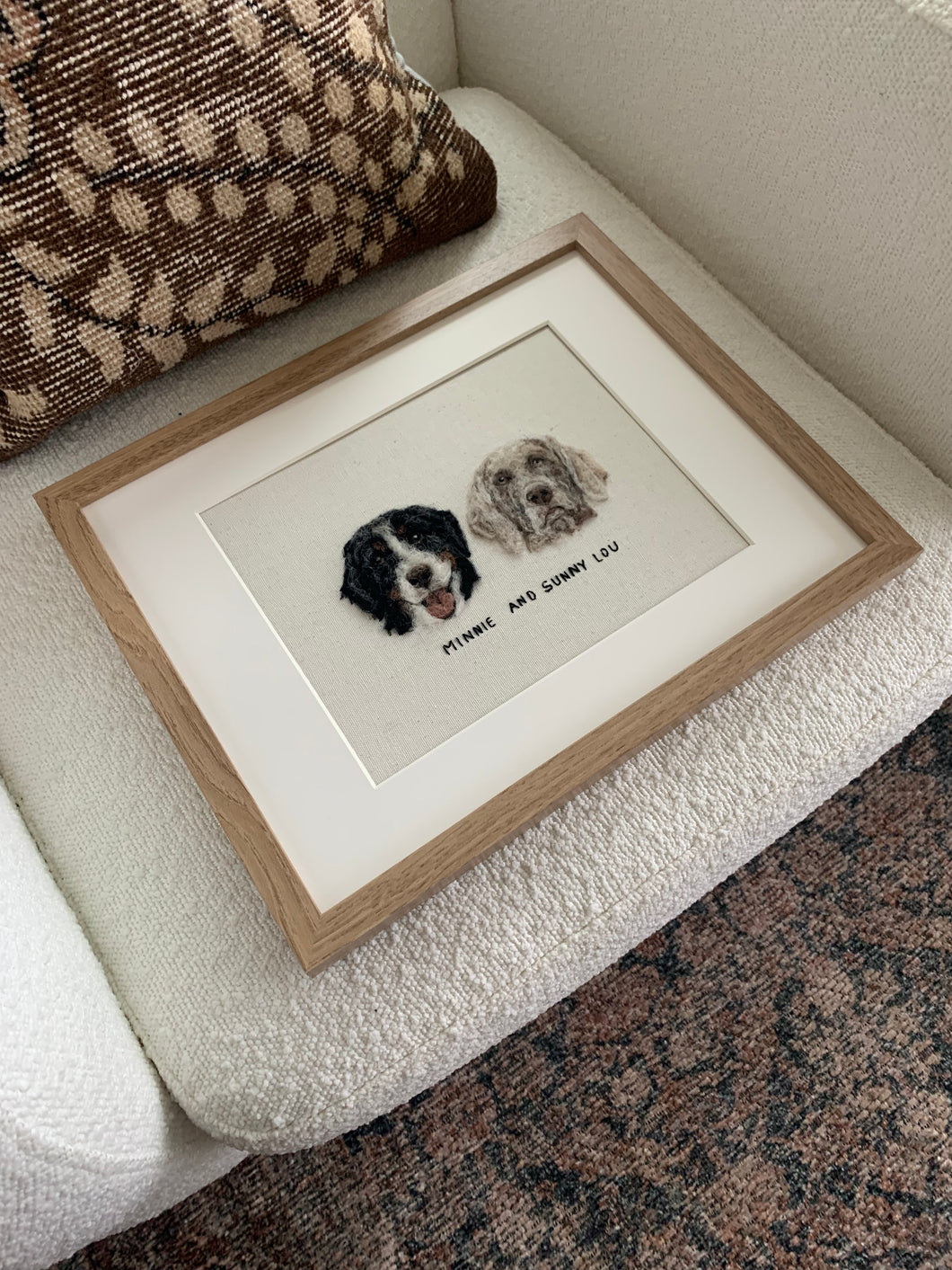 Felt Pet Portrait (Two Pets)