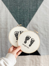 Load image into Gallery viewer, Footprints Embroidery