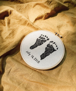 Footprints Embroidery